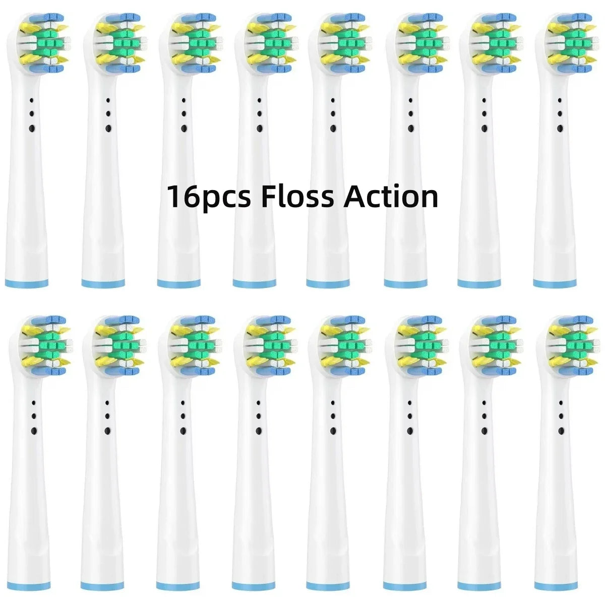 16/20PCS Brush Head nozzles for Oral B Electric Toothbrush Replacement Head Refill Sensitive Floss Cross Action for Oralb