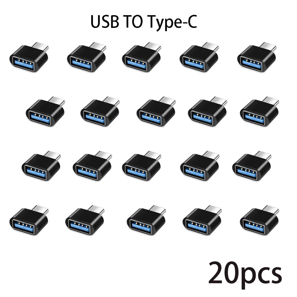 Mini Type C to USB Adapter 3.0 USB-C  Male OTG A Female Data Connector For MacBook Pro iPad Mini 6/Pro MacBook Air Type C Device