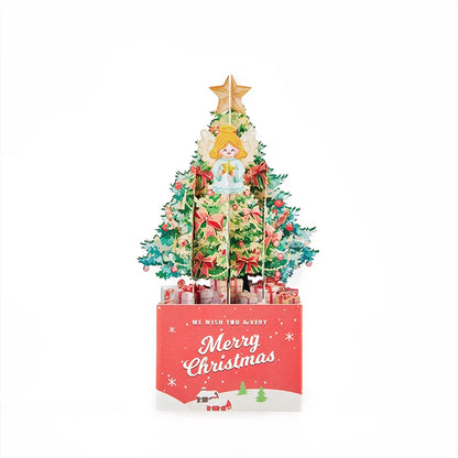 Merry Christmas Greeting Cards Handmade Christmas Gift Postcard With Envelope Snowman Elk Xmas Party New Year Thanksgiving Gifts