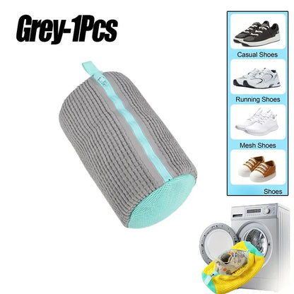Laundry Bags Shoe Washing Machine Bag-with Zipper Laundry Bag with Rich Fluff Inside, Perfect for Sneakers and Casual Shoes