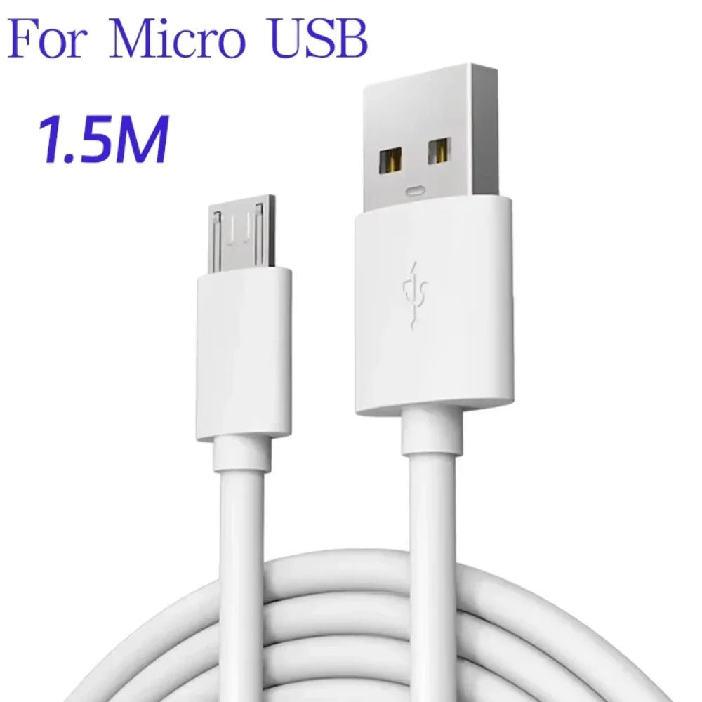 NNBILI Micro USB Cable High Speed Fast Charging USB Cord For Samsung Galaxy S7 S6 PS4 MP3 TV Andriod Phones Data Cables 1/1.5/2M