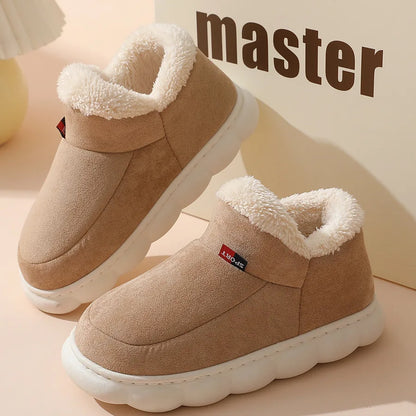 Asgard Classic Plush Slippers For Women Winter 2024 New Outdoor Fluffy Warm Boots Leisure Cotton Shoes Indoor Cozy Home Slides