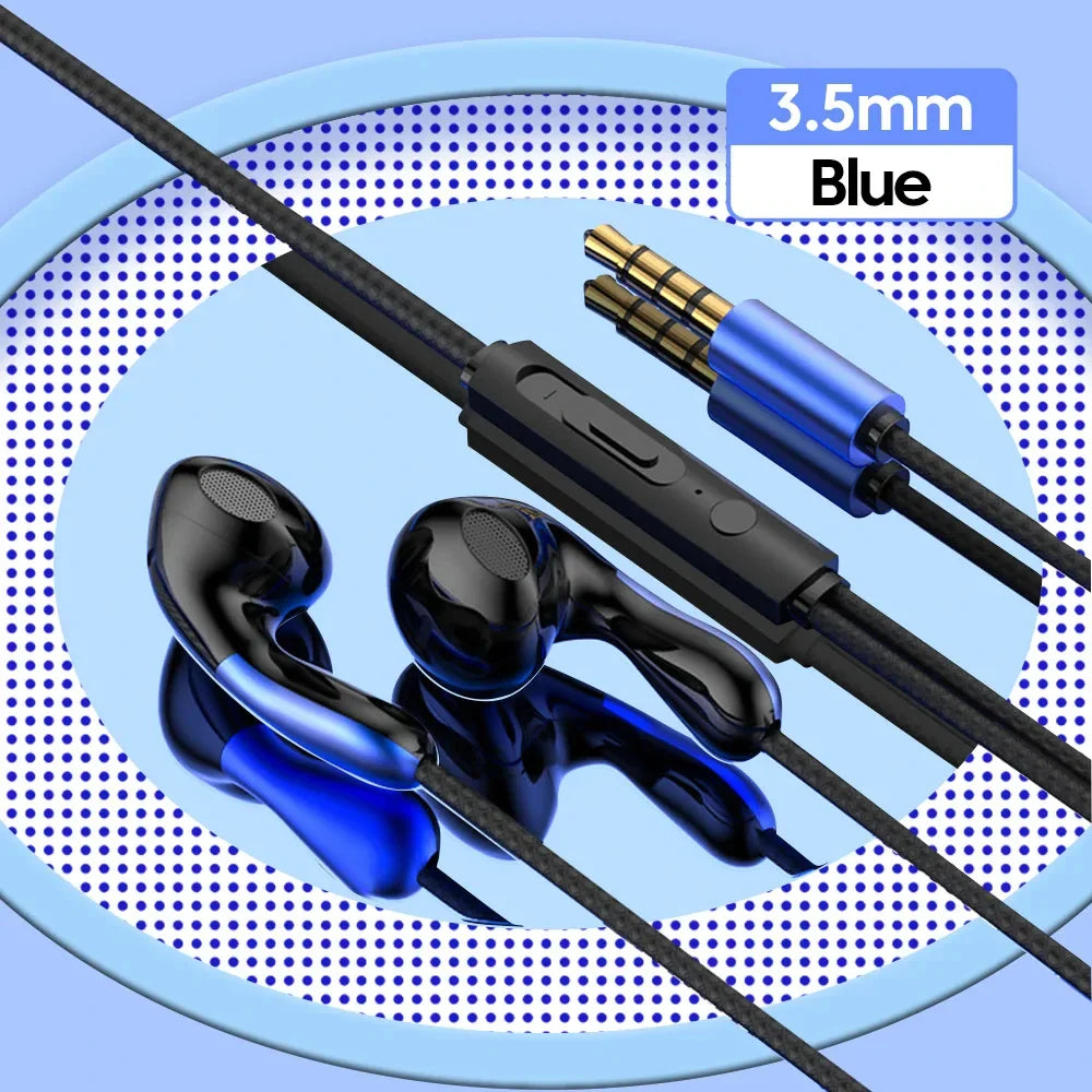 For Samsung Headphones HiFi Bass Stereo Volume Control With Mic Type C 3.5mm Eadphones For Galaxy S24 S23 S22 S21 Ultra Note 20