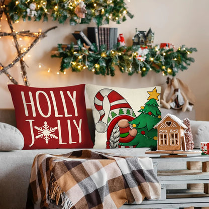Christmas decoration pillowcase Merry Christmas New Year Gift Christmas Dwarf Pillow Cover Home Room Sofa Cushion Cover