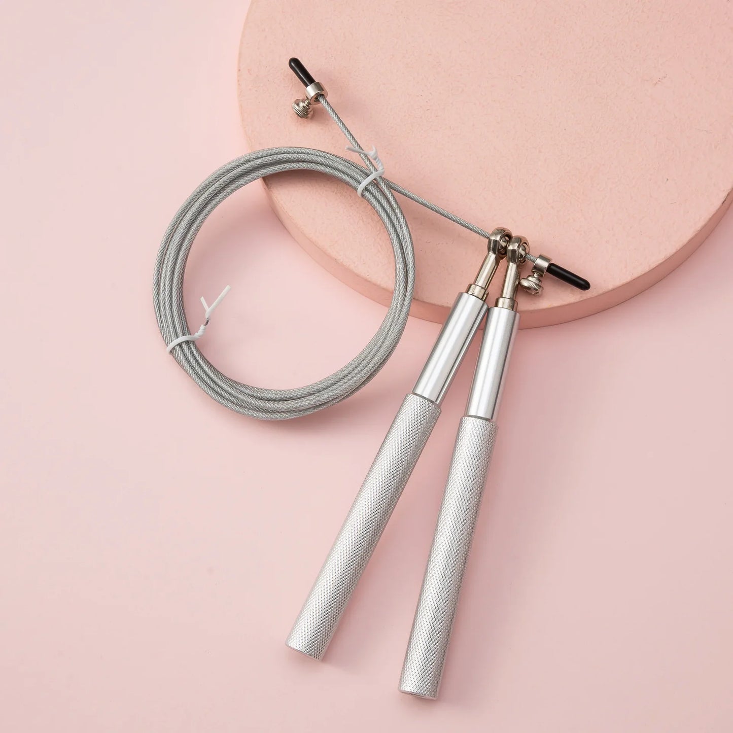 Steel wire skipping rope fitness sports equipment bearings skipping rope middle school students training aluminum alloy