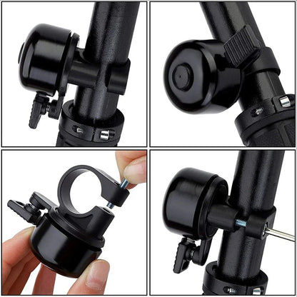 MTB Bicycle Bell Aluminum Alloy Bike Safety Warning Alarm Horn Easy to Install Bicycle Handlebar Bell Ring Cycling Accessories