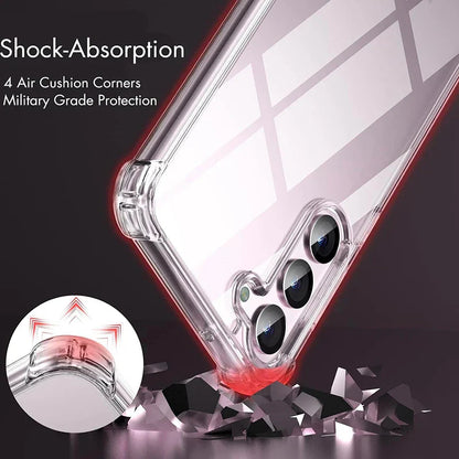 Hybrid Shockproof Case For Samsung Galaxy S23 S21 FE S22 Plus Ultra Clear Hard Case For Samsung A54 A34 A24 A14 A04S A53 A33