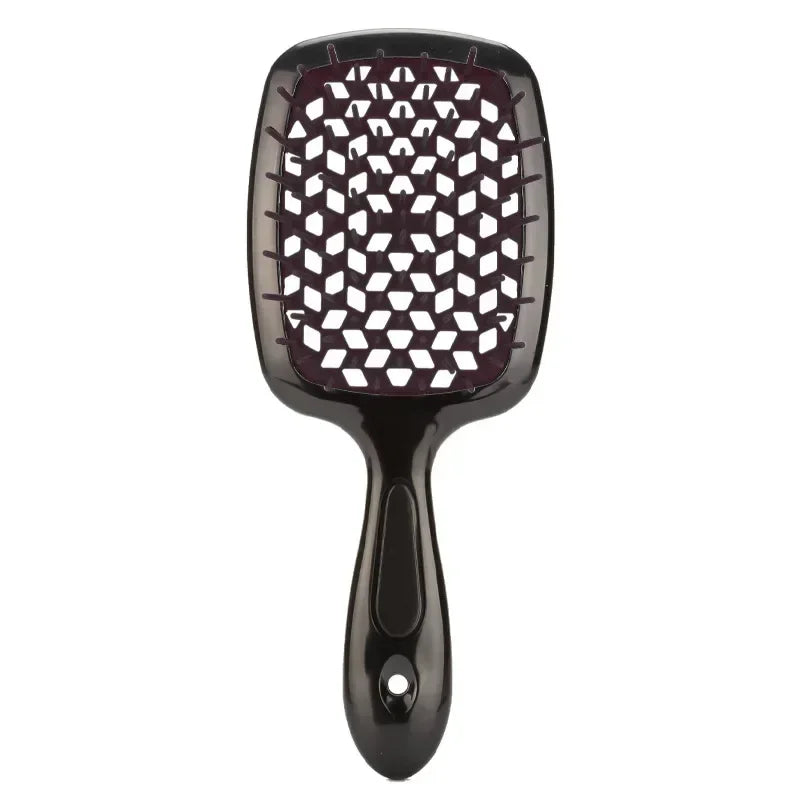 Tangled Hair Comb Detangling Hair Brush Massage Combs Hollow Out Wet Curly Hair Brushes Barber Comb Salon Hair Styling Tools