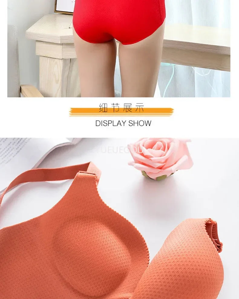 2025 New Extreme Push Up Bra 8cm Pads Small Bust Double Cup Padding Wireless Adjustable Plunge Bra Seamless Lift & Natural Shape