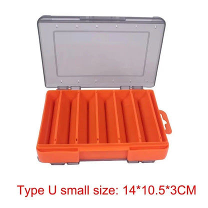 SHIQIAN Fishing Accessories Box U Size Wooden Shrimp Box Bait Box Storage Box VIB Minobo Climb Transparent