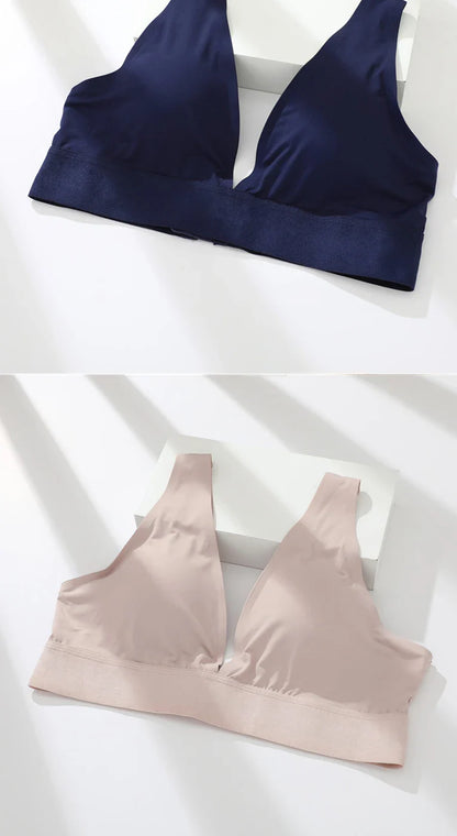 Seamless Bras for Woman Push Up Underwear Padded Bralette One Piece Brassiere Wireless Comfort Intimate