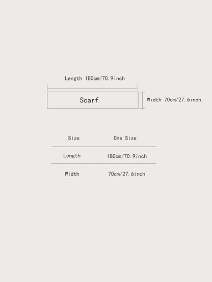 Leather Powder Autumn and Winter New Solid Color Scarves Wholesale for Men and Women 120g Single Color Headband Shawl