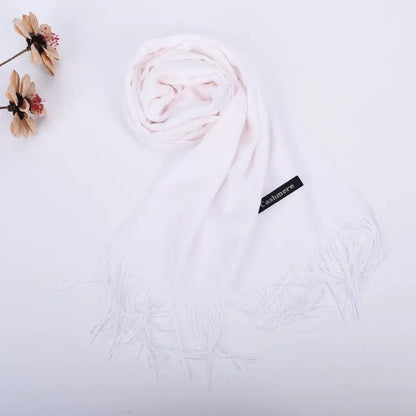 Leather Powder Autumn and Winter New Solid Color Scarves Wholesale for Men and Women 120g Single Color Headband Shawl