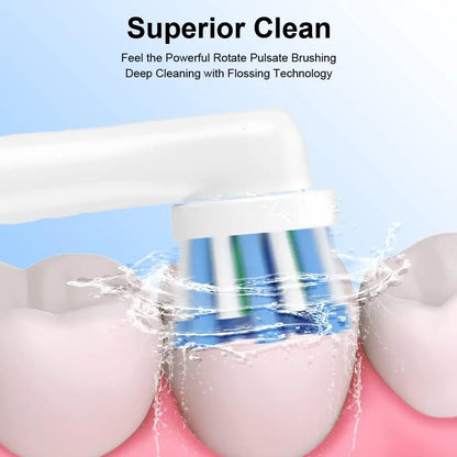 16/20PCS Brush Head nozzles for Oral B Electric Toothbrush Replacement Head Refill Sensitive Floss Cross Action for Oralb