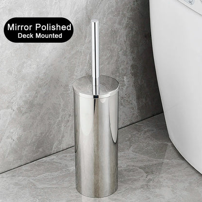 Stainless Steel Bathroom Toilet Brush Holder Accessories Black Toilet Brush Wall Mounted WC Cleaner Brush FR07