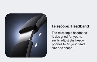 Baseus Bass 30 Max Wireless Headset Bluetooth 5.3 Over Headphones Bass-Enhancing 40mm Diaphragm Ultra Low Latency Earphones 50H