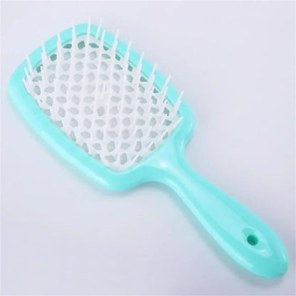 Tangled Hair Comb Detangling Hair Brush Massage Combs Hollow Out Wet Curly Hair Brushes Barber Comb Salon Hair Styling Tools