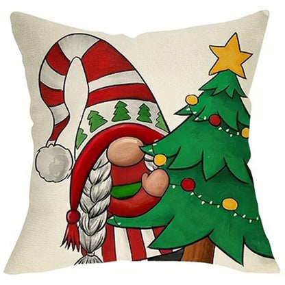 Christmas decoration pillowcase Merry Christmas New Year Gift Christmas Dwarf Pillow Cover Home Room Sofa Cushion Cover