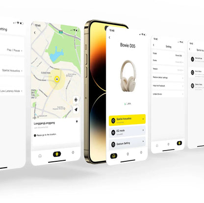 Baseus Bowie D05 Headphones Wireless Earphone Bluetooth 5.3 Headset HiFI Stereo Fones Foldable Wireless Wired Dual Use Headphone