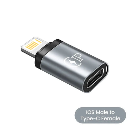 USB Cable Converter Lightning To USB C Adapter 20W Ios to Type-C Adaptador for IPhone 15 14 13 Pro Max Huawei Xiaomi Samsung