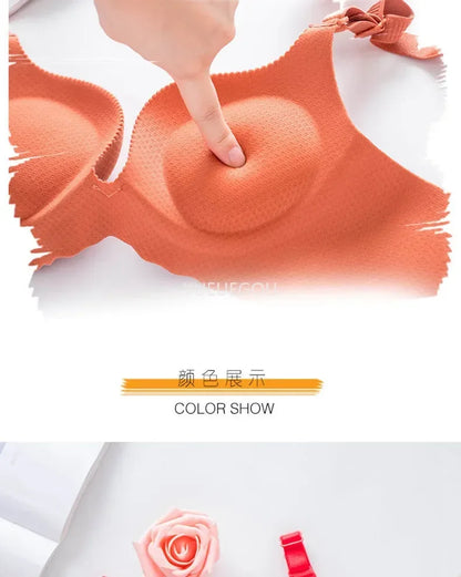 2025 New Extreme Push Up Bra 8cm Pads Small Bust Double Cup Padding Wireless Adjustable Plunge Bra Seamless Lift & Natural Shape