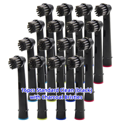 16/20PCS Brush Head nozzles for Oral B Electric Toothbrush Replacement Head Refill Sensitive Floss Cross Action for Oralb