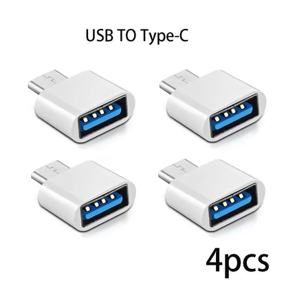 Mini Type C to USB Adapter 3.0 USB-C  Male OTG A Female Data Connector For MacBook Pro iPad Mini 6/Pro MacBook Air Type C Device