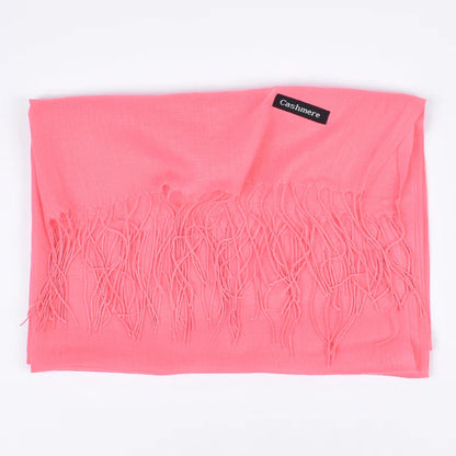 Leather Powder Autumn and Winter New Solid Color Scarves Wholesale for Men and Women 120g Single Color Headband Shawl