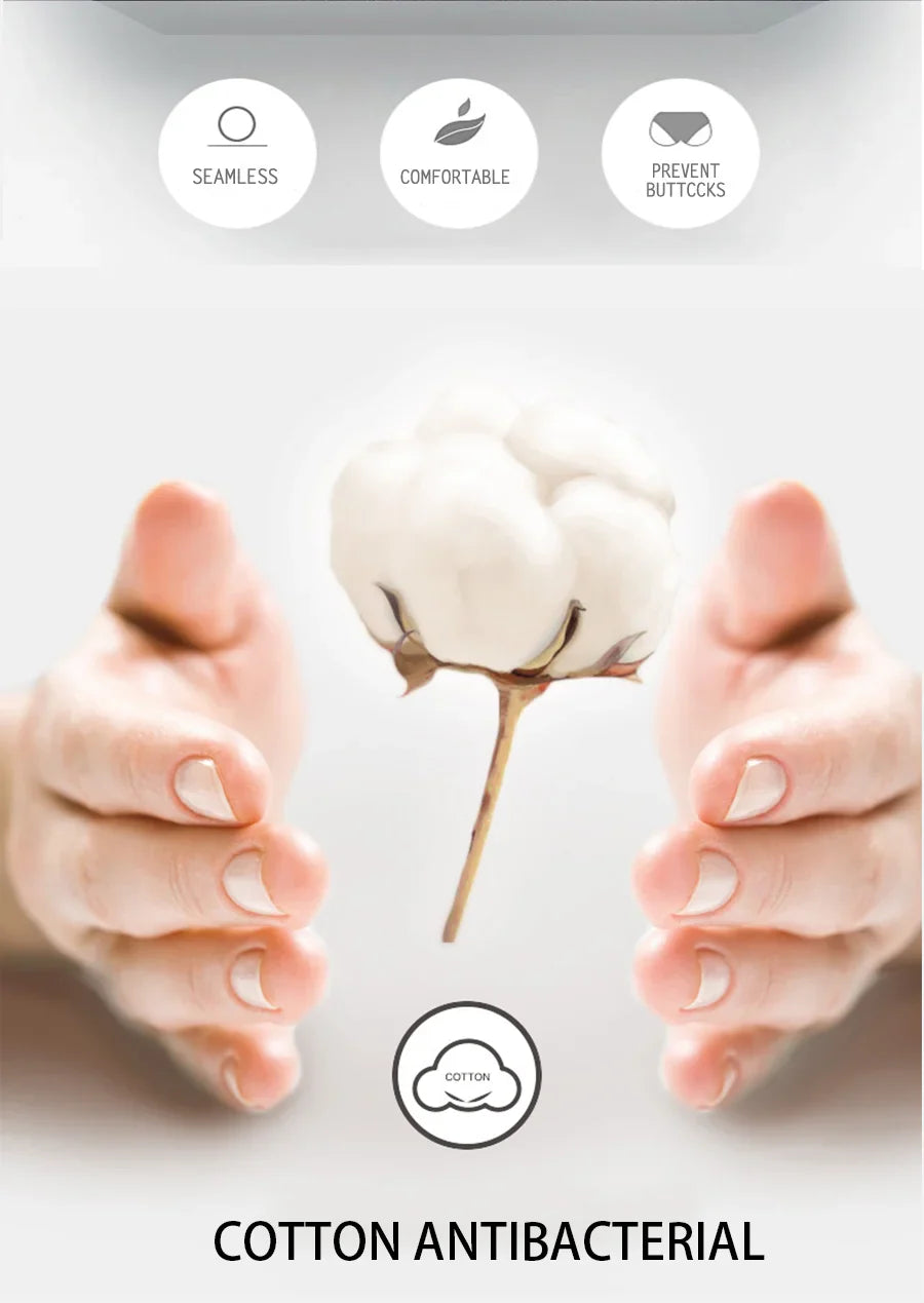 FINETOO 4Pcs Cotton Striped Underwear Women's Panties Letter Belt Briefs Ladies Low Waist Lingerie Solid Breathable Underpants