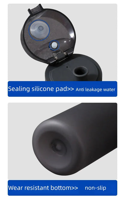 1-2PCS Portable BPA Free Leak Proof Sports&Fitness Frosted Water Bottle High Quality Children and Adults Casual Water Cup