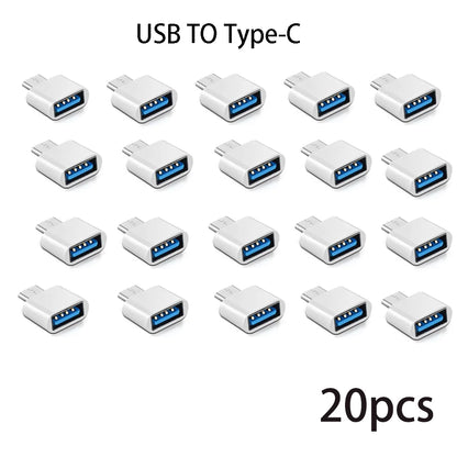 Mini Type C to USB Adapter 3.0 USB-C  Male OTG A Female Data Connector For MacBook Pro iPad Mini 6/Pro MacBook Air Type C Device