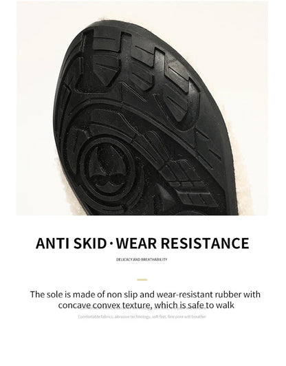 Winter Slippers Men Couples Slippers Non-slip Warm Women and Men Slipper Indoor Soft Shoes Comfortable Flat Home Cotton Shoe