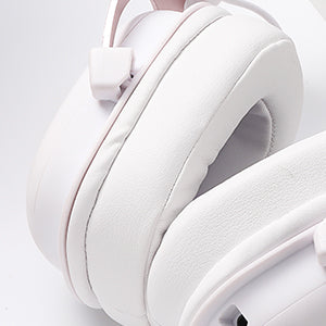 Redragon H510 Zeus White Wired Gaming Headset - 7.1 Surround Sound Memory Foam Ear Pads 53MM Drivers